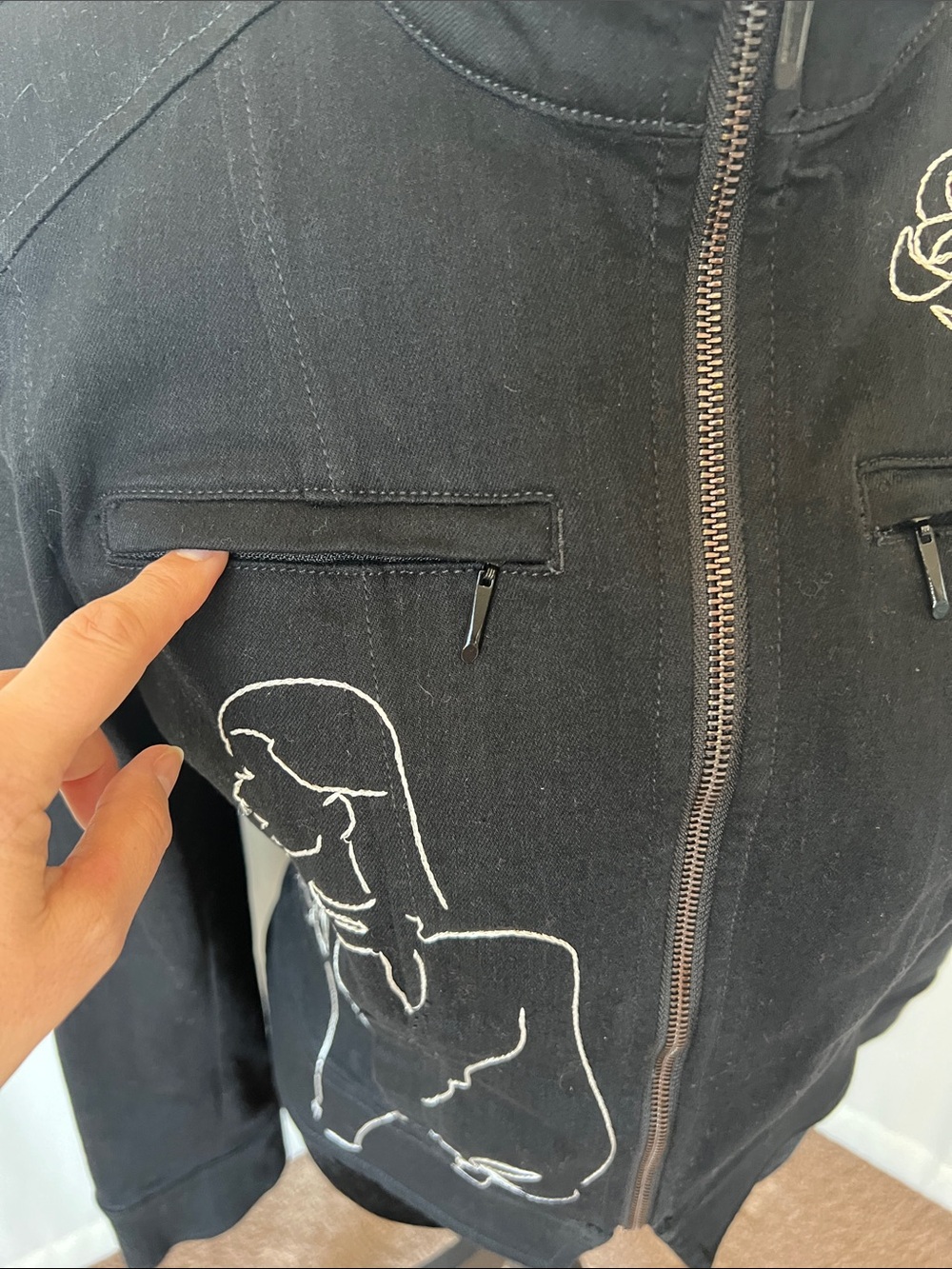 White House Black Market 35th
Anniversary Embroider Jacket - Picture 3 of 8